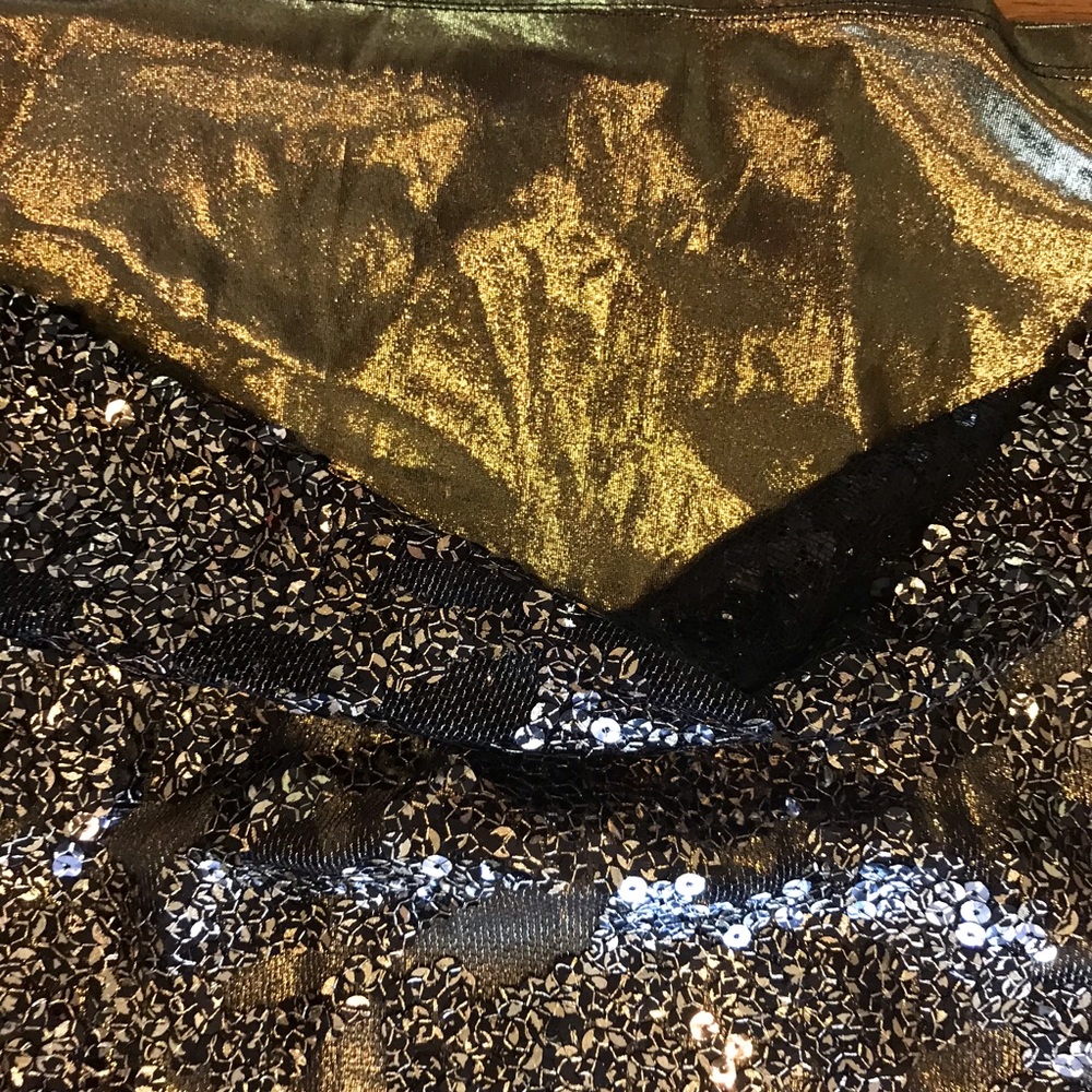 Express Mini Golden Sequin Dress ✨ - Picture 3 of 6